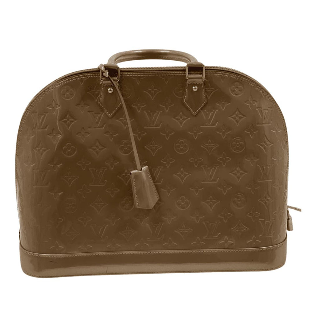 Monogram Vernis Alma Handbag