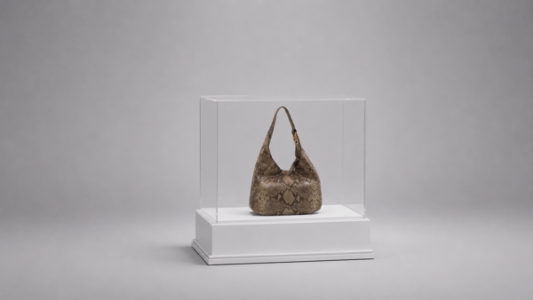 MICHAEL KORS - SNAKE EMBOSSED HOBO BAG