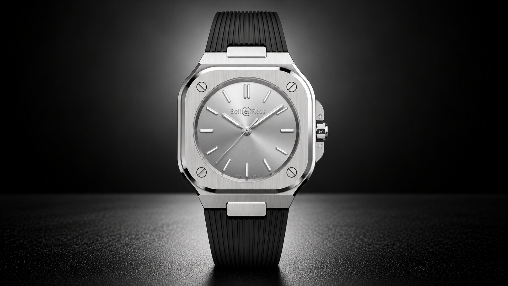 BELL&ROSS BR 05 GREY MIRROR STEEL